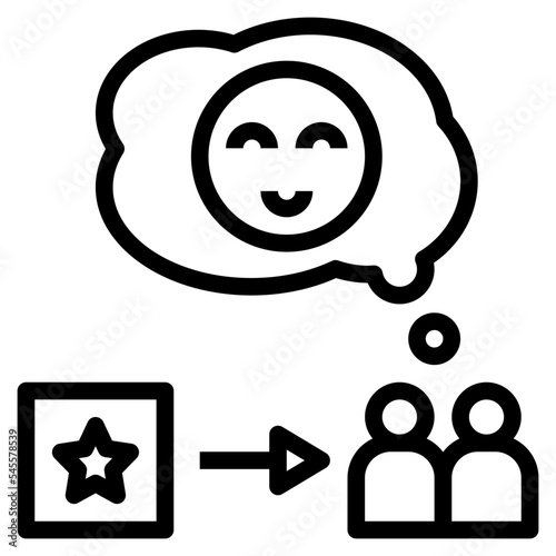 value outline style icon