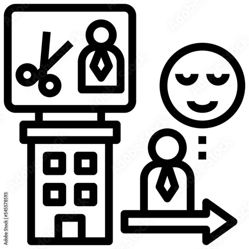 voluntary outline style icon
