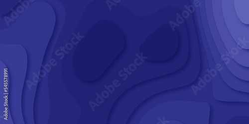 Abstract blue papercut out background texture design. For web, wall paper, brochure and other pattern designs. green abstract multi-layer 3d seamless background. 
