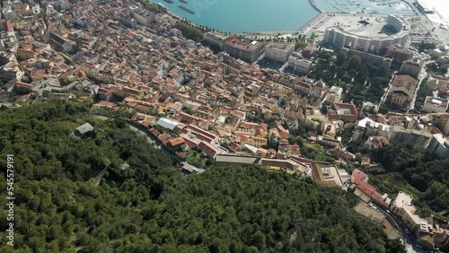 Aerial view of Salerno old town, Salerno, Campania, Italy. photo