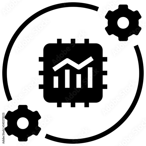 analysis glyph style icon