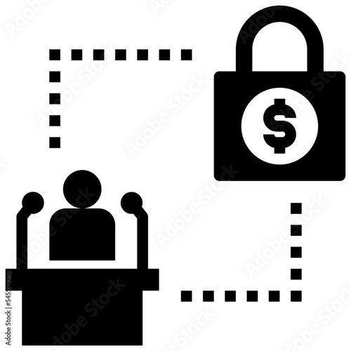 asset glyph style icon