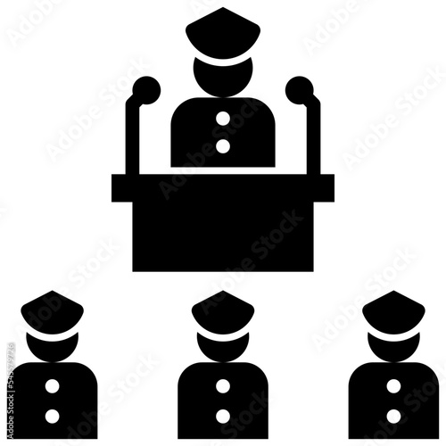 coup glyph style icon