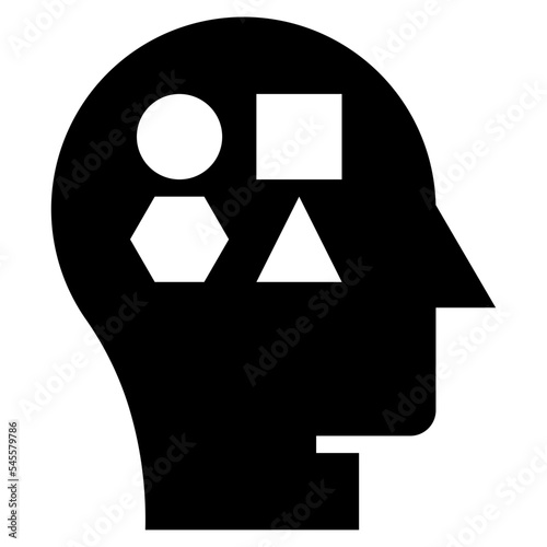 customer glyph style icon
