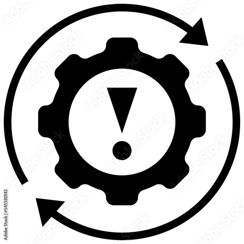 error glyph style icon