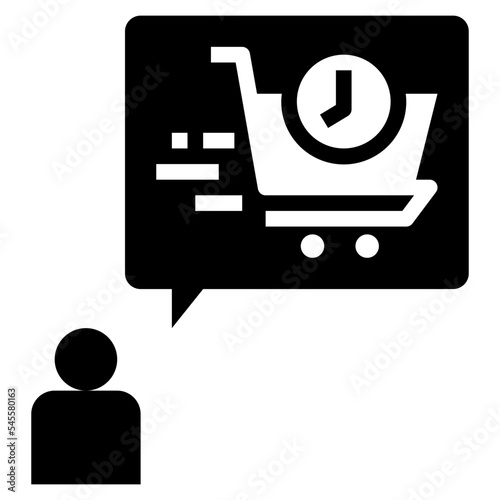 expectation glyph style icon