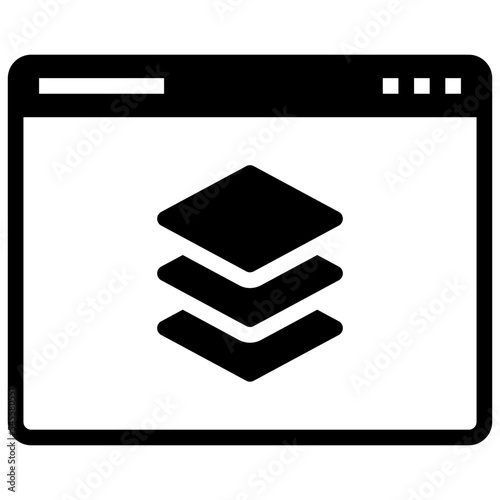 layer glyph style icon