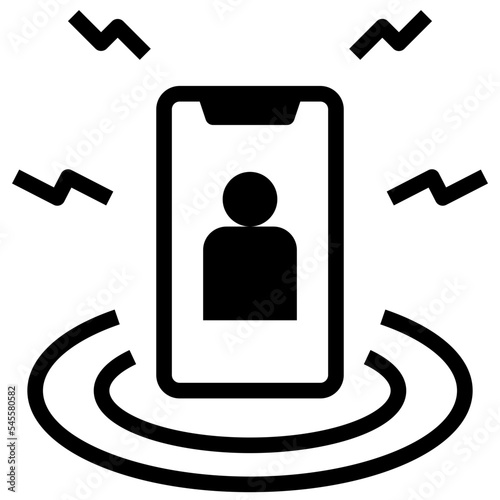 live glyph style icon