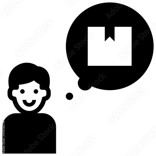 merchant glyph style icon