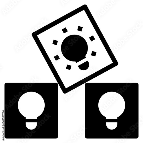 mindset glyph style icon