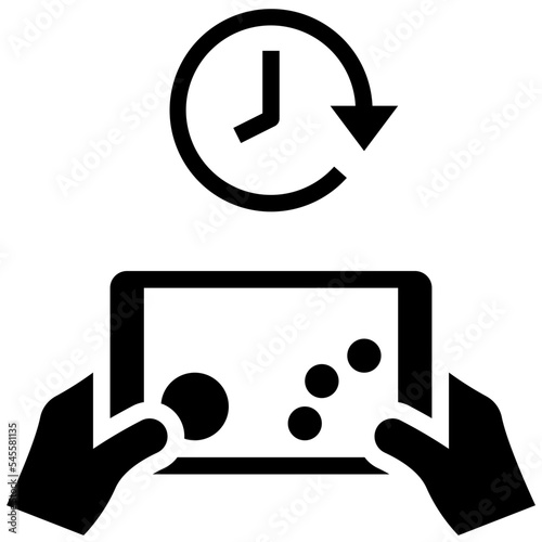 practice glyph style icon