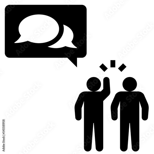 viralmarketing glyph style icon