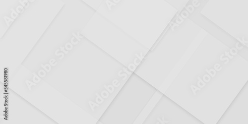 Abstract background with white paper texture and white and gray color modern background design, White geometric texture . Modern background used about technology or product presentation .Vector .	

