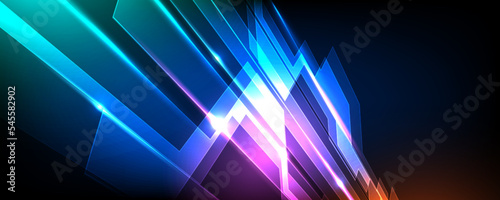 Abstract speed of light technology concept background