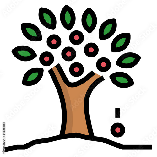 abundance filled outline style icon