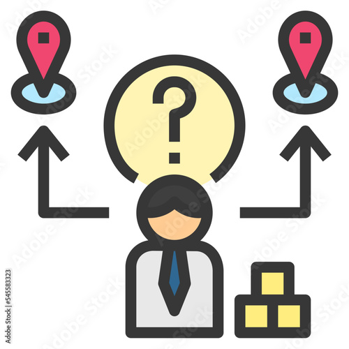alternative filled outline style icon