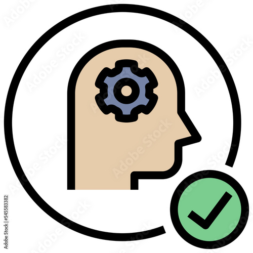 appropriate filled outline style icon