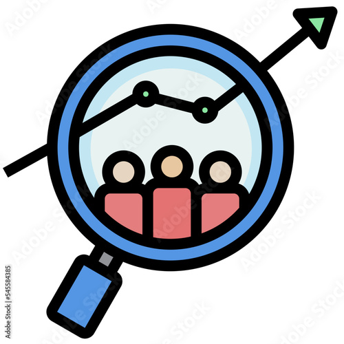 data filled outline style icon