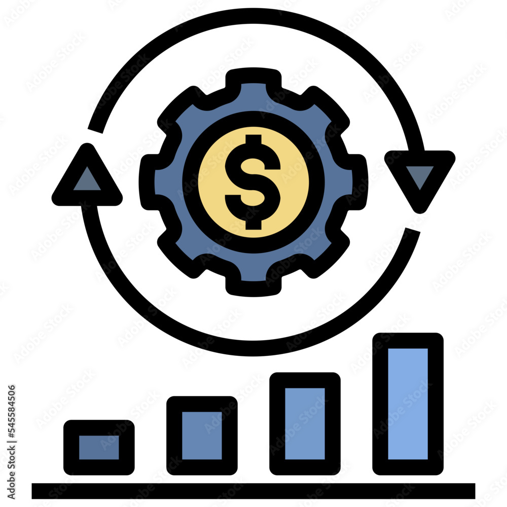 developing filled outline style icon developing filled outline style icon