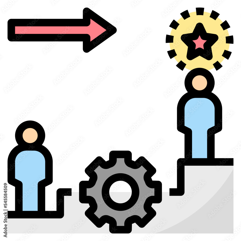 development filled outline style icon development filled outline style icon