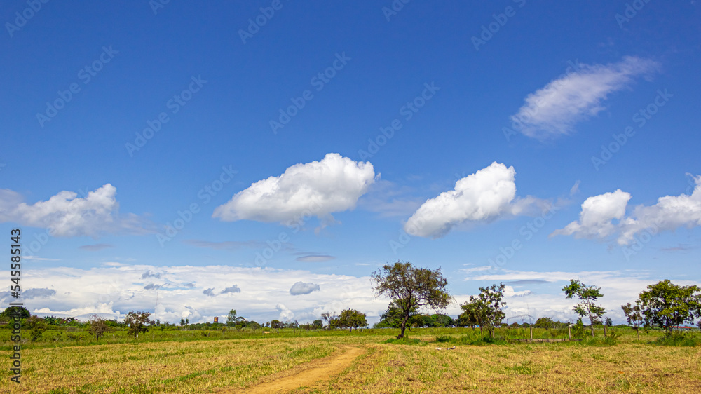 landscape with sky and clouds in Venezuela