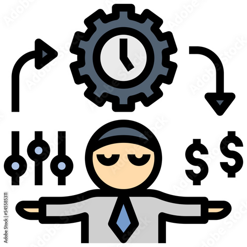 GIG filled outline style icon