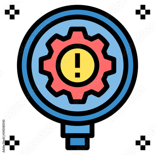 identify filled outline style icon