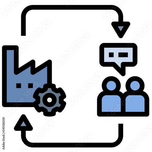 need filled outline style icon