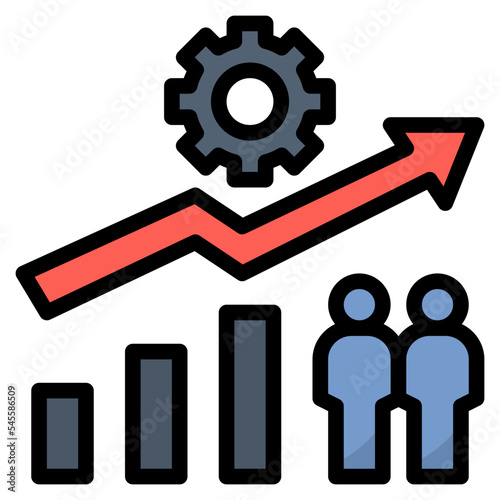optimisation filled outline style icon