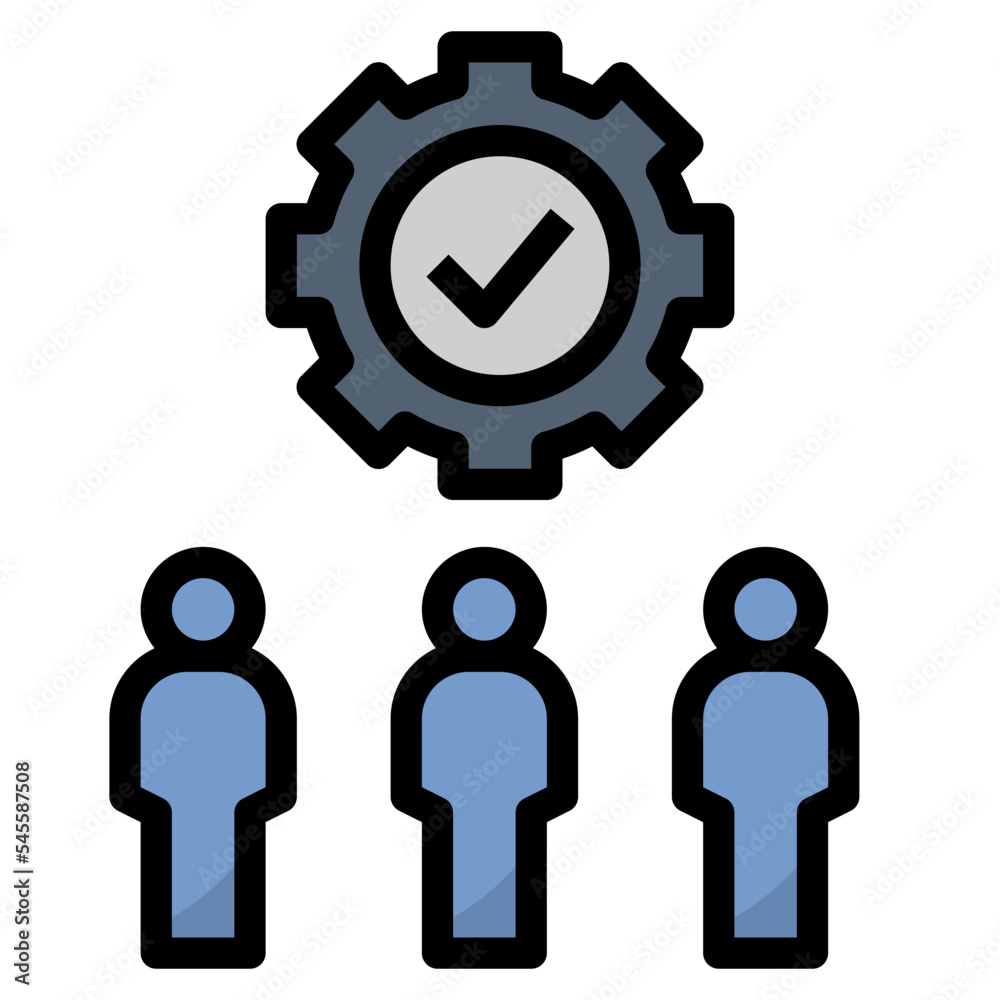 responsible filled outline style icon responsible filled outline style icon