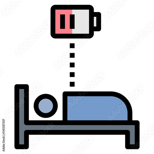 rest filled outline style icon