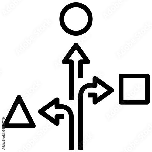 flexible outline style icon