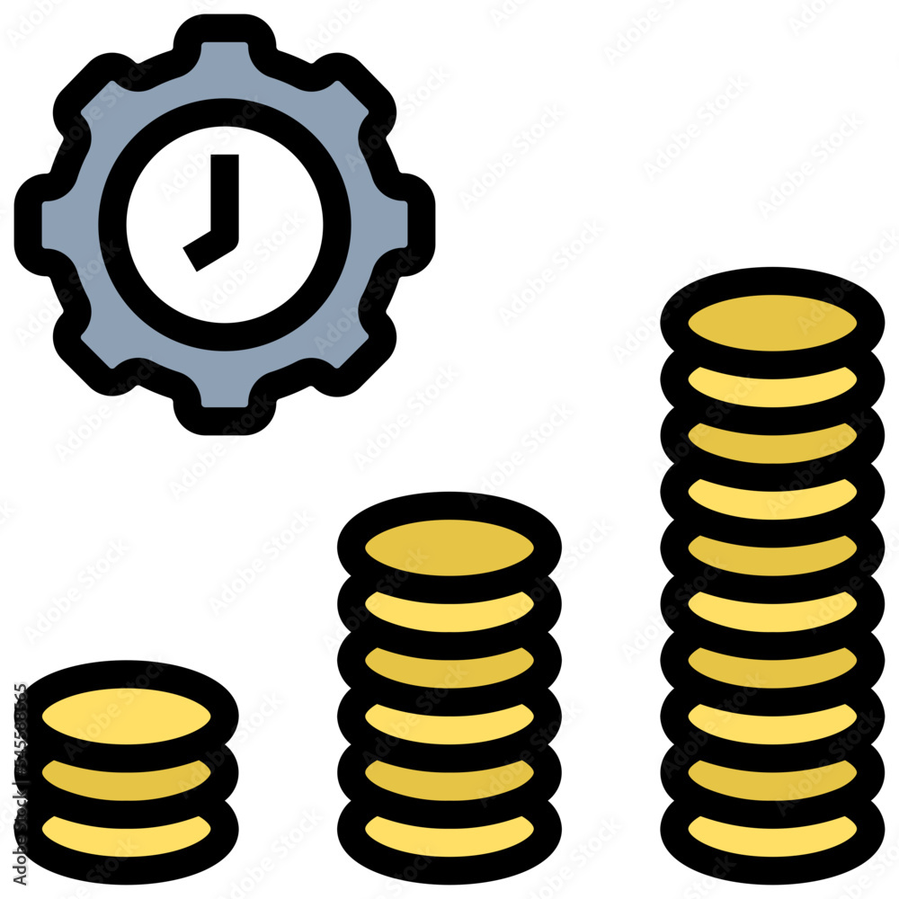 money management filled outline style icon money management filled outline style icon