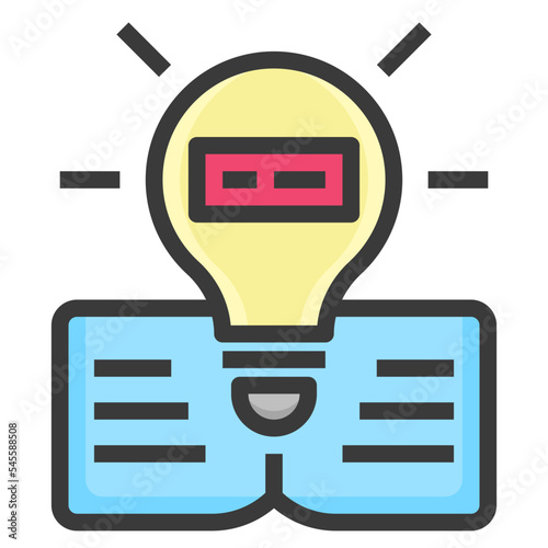 theory filled outline style icon