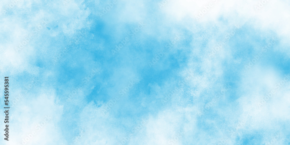 Beautiful and clear blue sky with natural tiny clouds, cloudy light blue background with various natural clouds and smoke. beautiful cloudy blue background for making cover, card and design.	