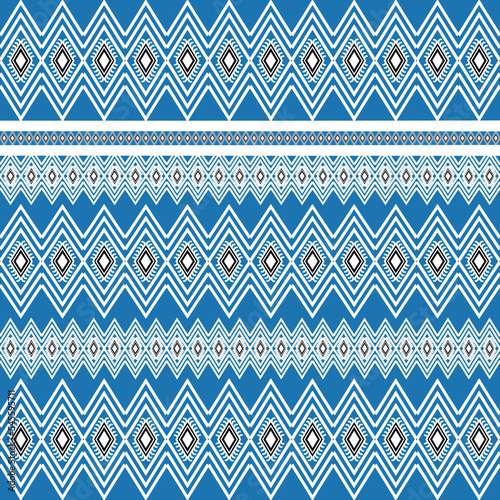 Geometric ethnic oriental seamless pattern traditional Design for background,carpet,wallpaper.clothing,wrapping,Batik fabric,Vector illustration.embroidery style