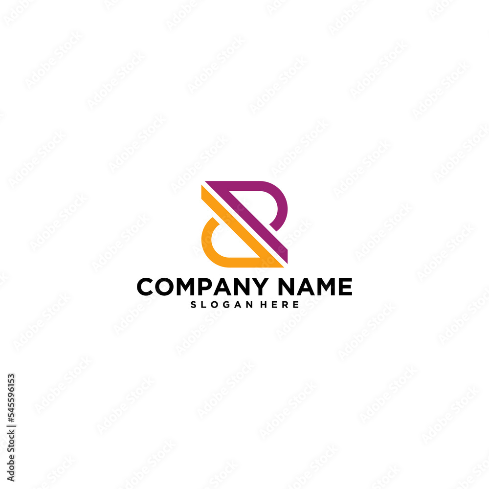simple sb logo template in white background simple sb logo template in white background
