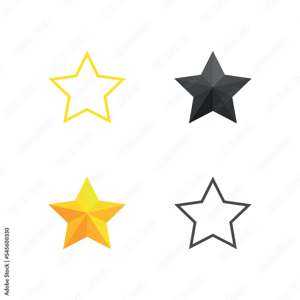 star icon set star icon set