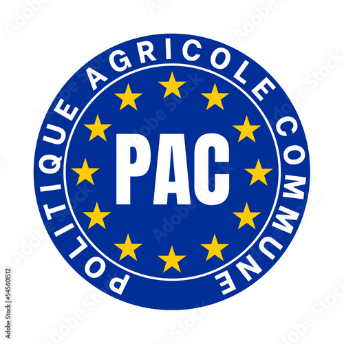 Symbole PAC politique agricole commune  photo