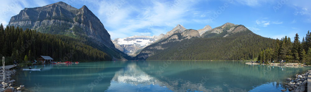 View of Lake Louise in Banff National Park,Alberta,Canada,North America
