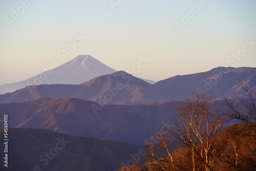 雲取山からの富士山