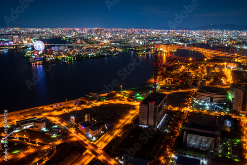 大阪咲洲庁舎コスモタワー展望台からの夜景 © butterfly0124