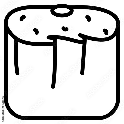 dumplings line icon