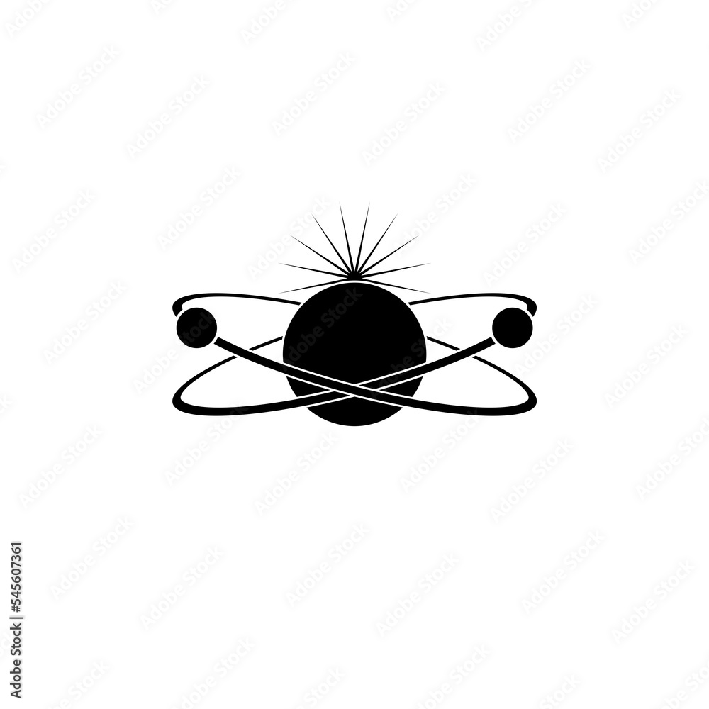 Planet icon logo isolated on white background Planet icon logo isolated on white background
