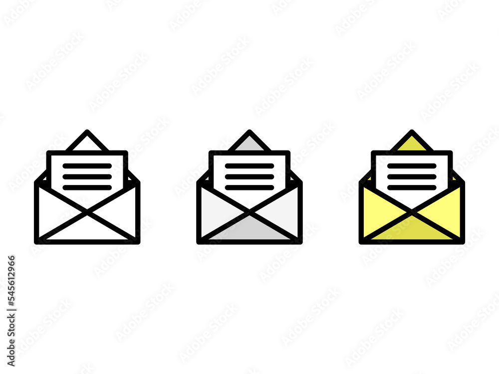 open letter envelope flat design icon graphic design suitable for complementary design open letter envelope flat design icon graphic design suitable for complementary design
