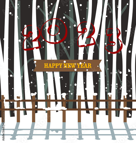 Happy new year 2023. luxury Christmas background design for greeting card, discount poster or sale banner