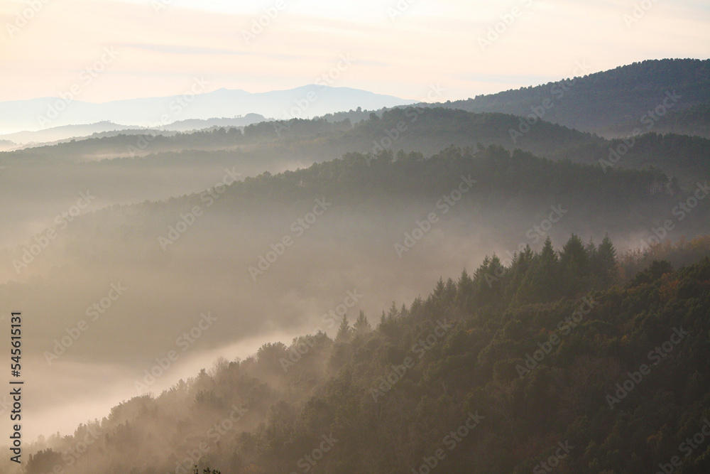 Foggy Valley Panorama