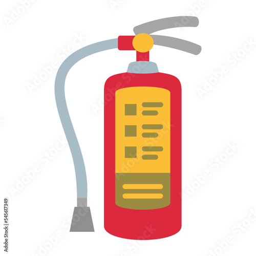 Fire Extinguisher Flat Icon