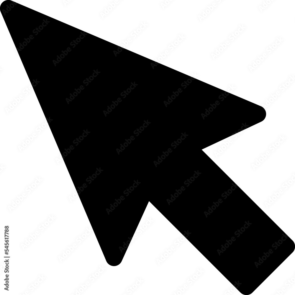 Cursor Click glyph Icon Cursor Click glyph Icon