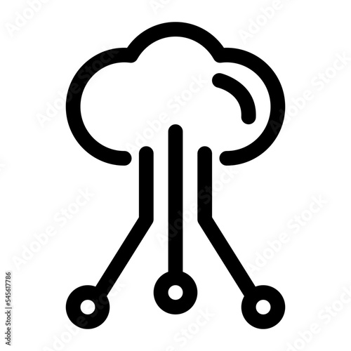 Cloud server icon